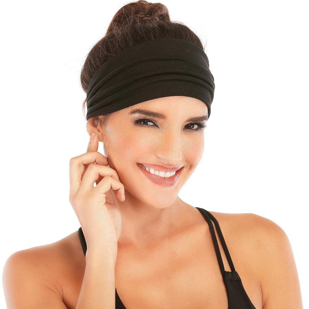BLACK Stretch Workout YOGA headband